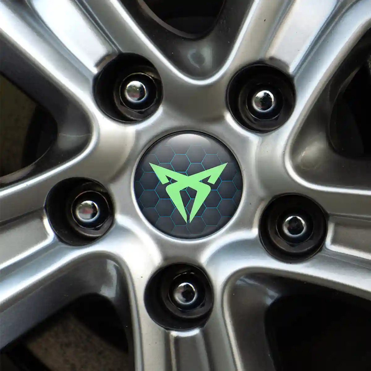 Cupra Badge Emblems Center Cap Premium Edition