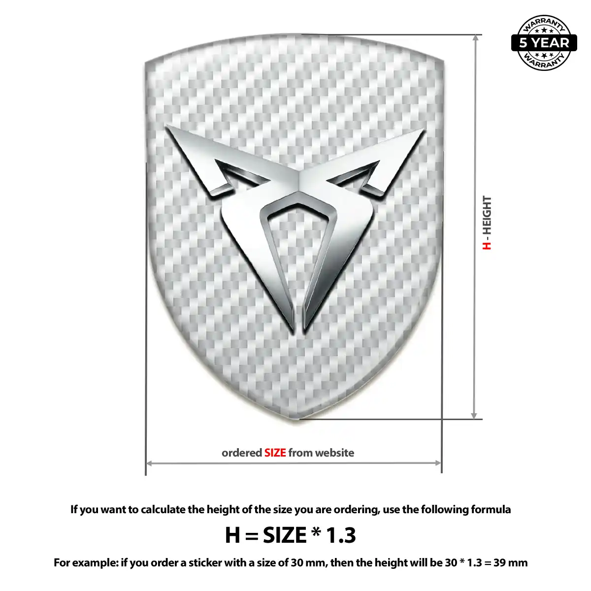 Cupra Badge Signature Grade