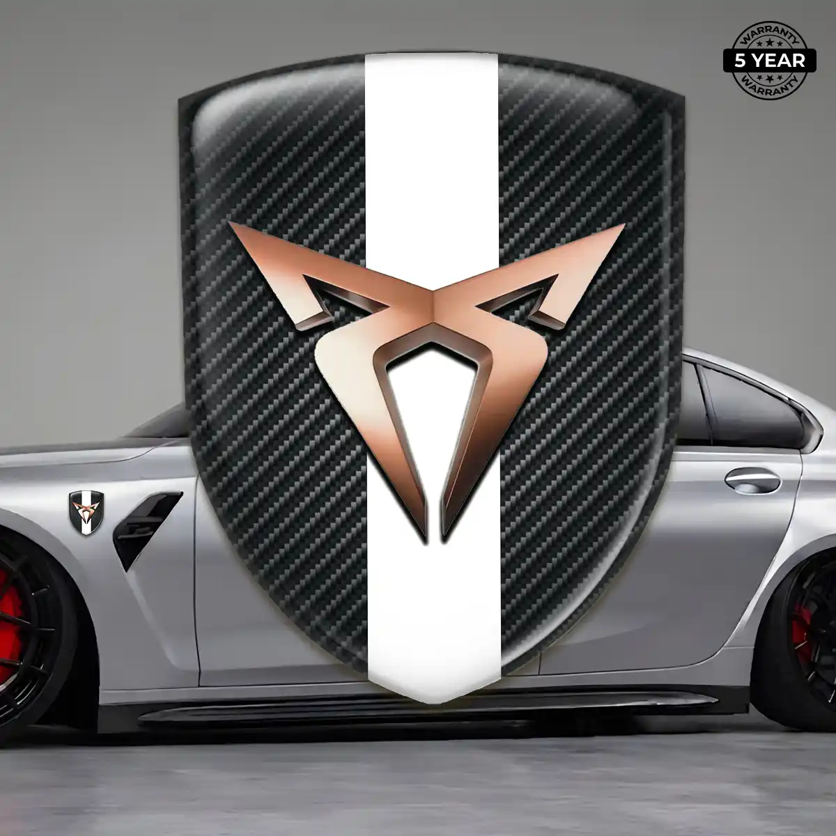 Cupra Badge Sleek Style