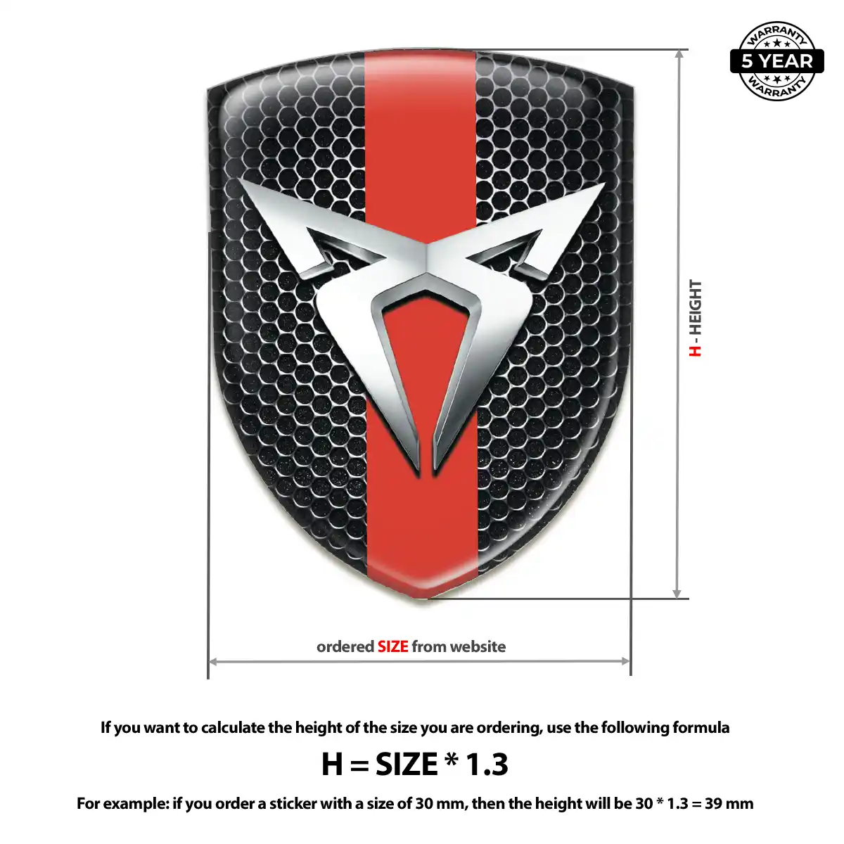 Cupra Badge Superior Craft
