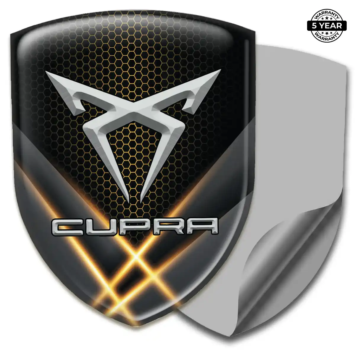 Cupra Car Badge Sticker Signature Grade