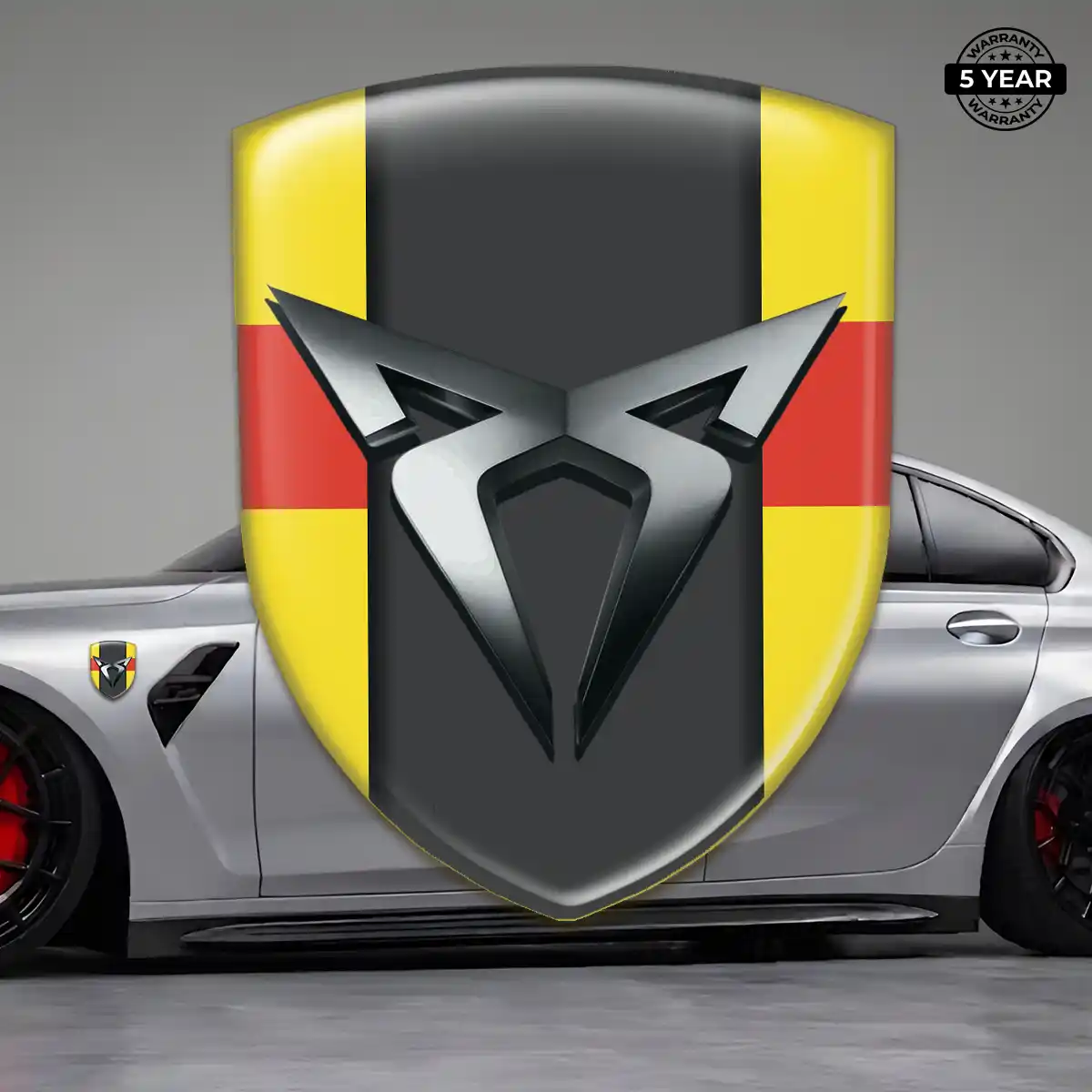 Cupra Car Emblem Decal Elite Finish