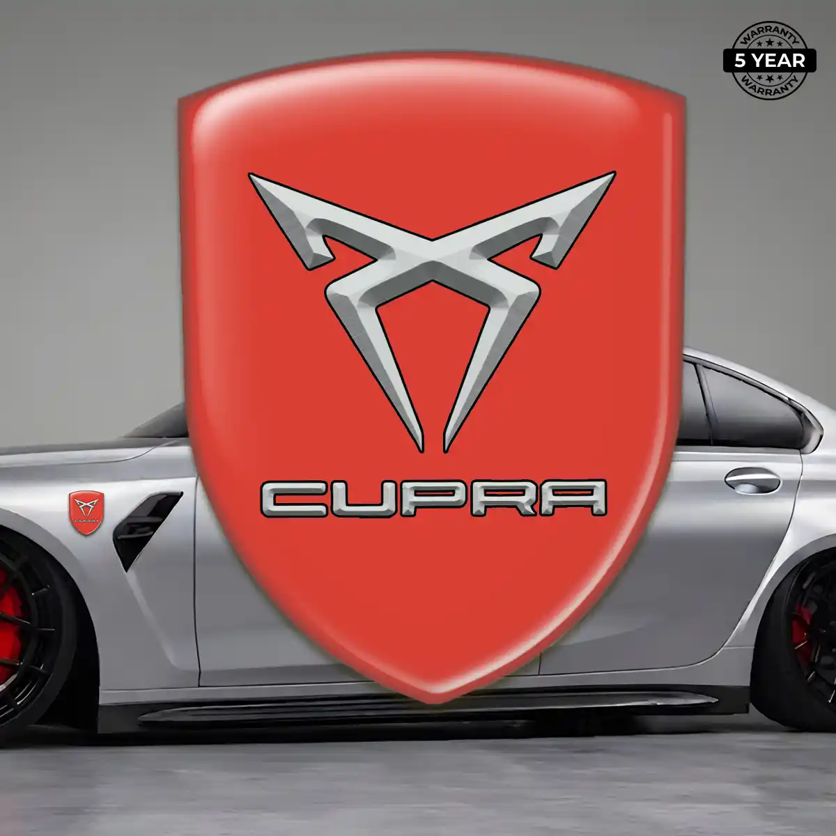Cupra Car Emblem Decal Prime Quality