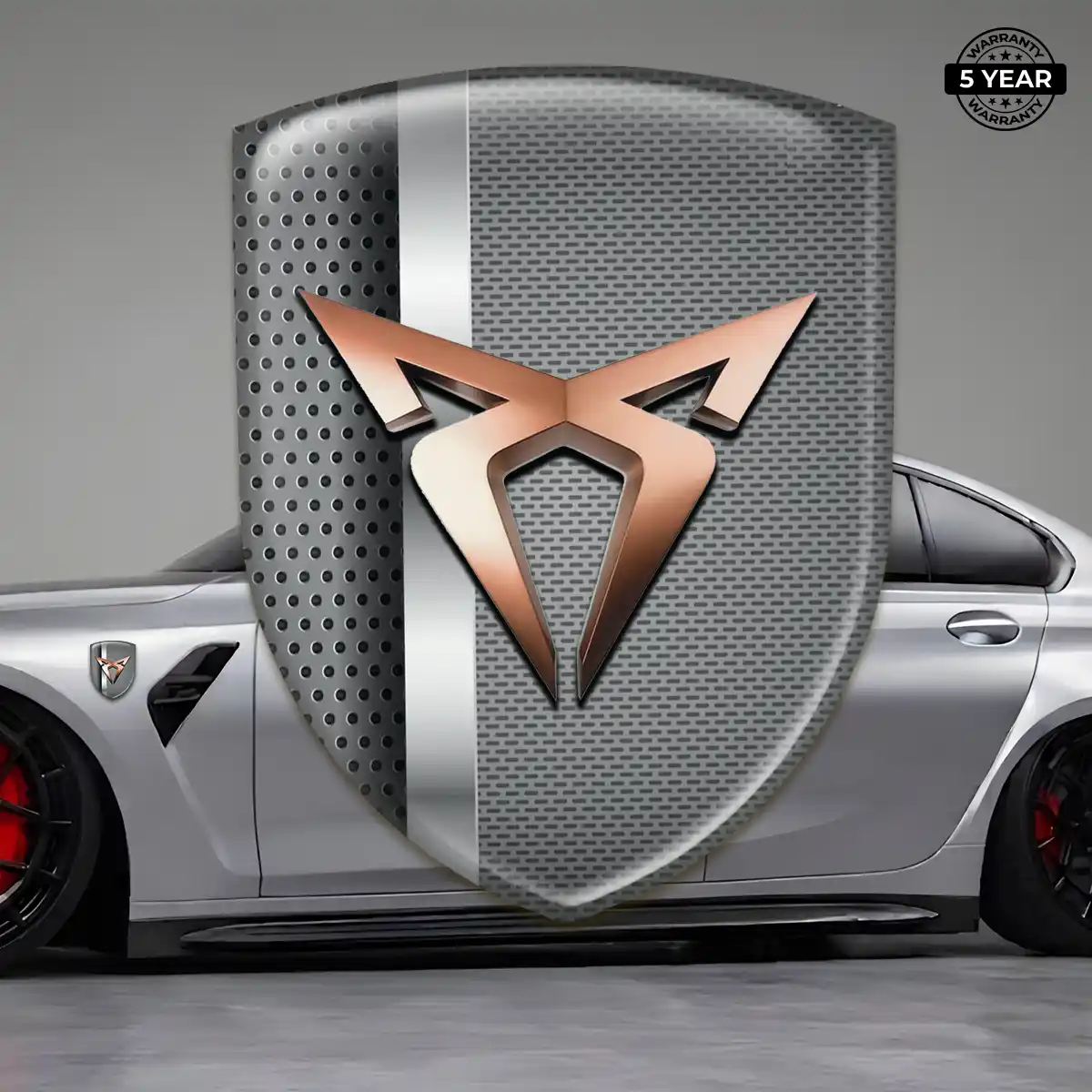 Cupra Car Emblem Decal Refined Design