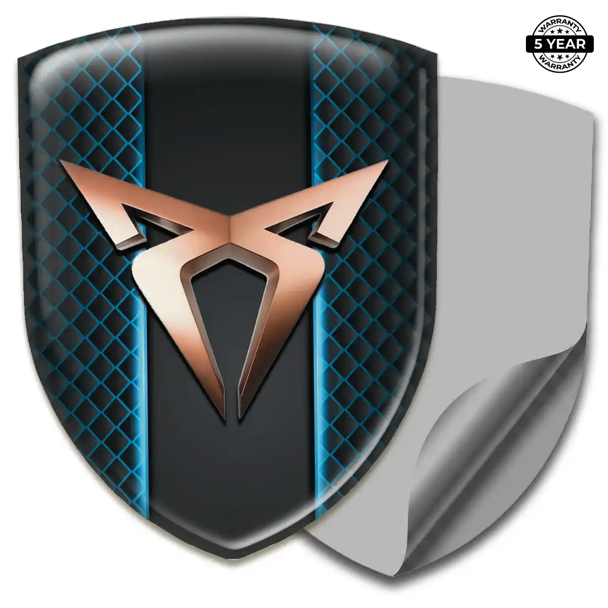 Cupra Car Emblem Overlay Elite Finish
