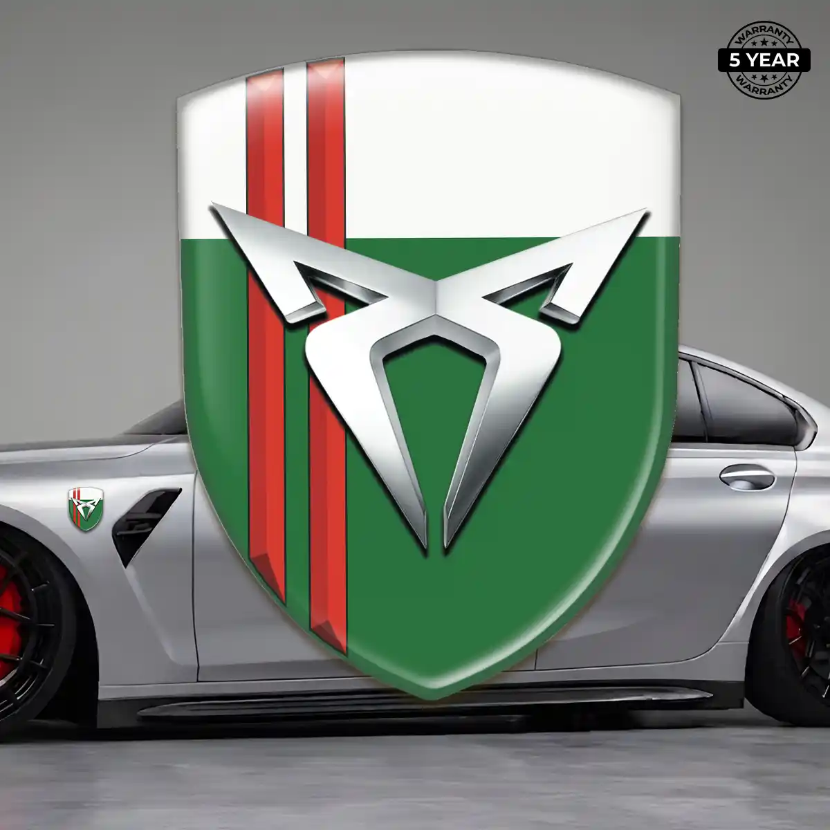 Cupra Car Emblem Overlay Signature Grade