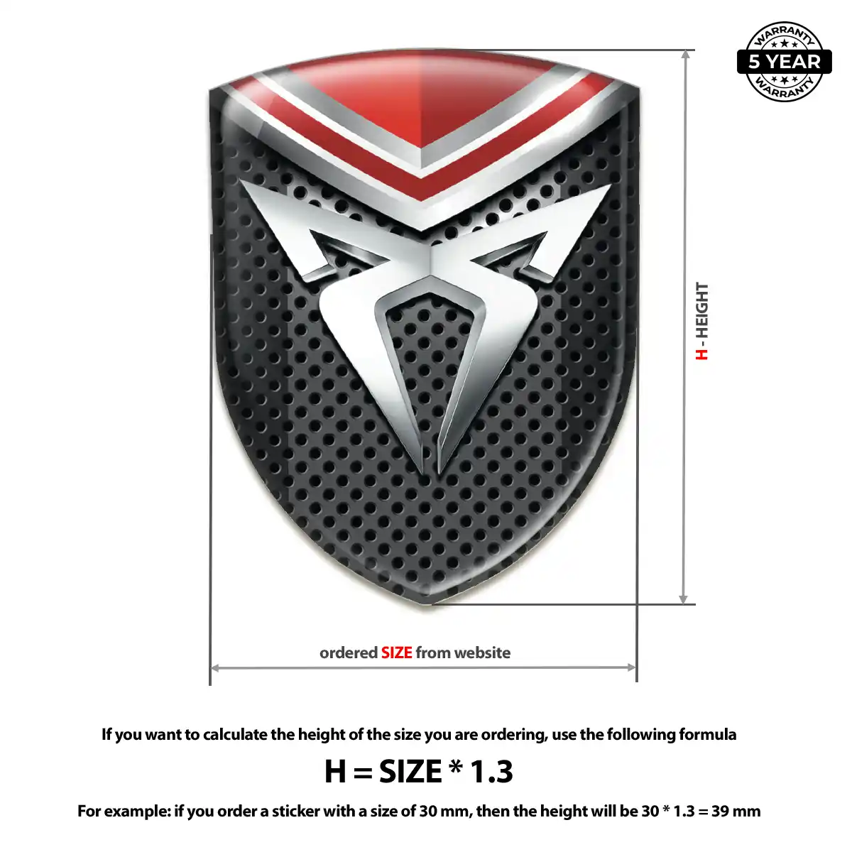 Cupra Car Emblem Overlay Superior Craft