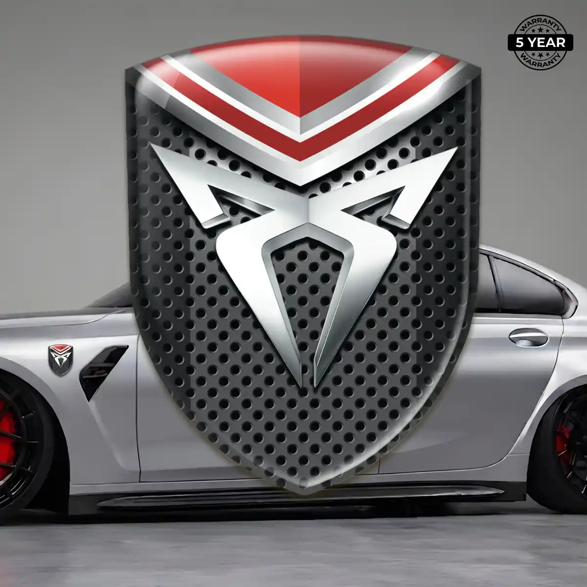 Cupra Car Emblem Overlay Superior Craft
