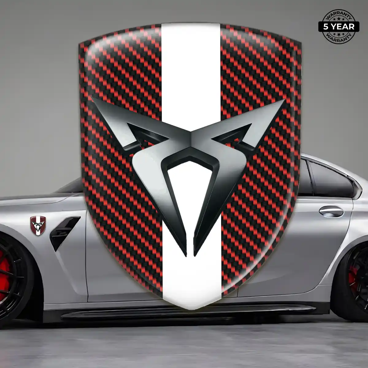 Cupra Car Emblem Sticker Elite Finish