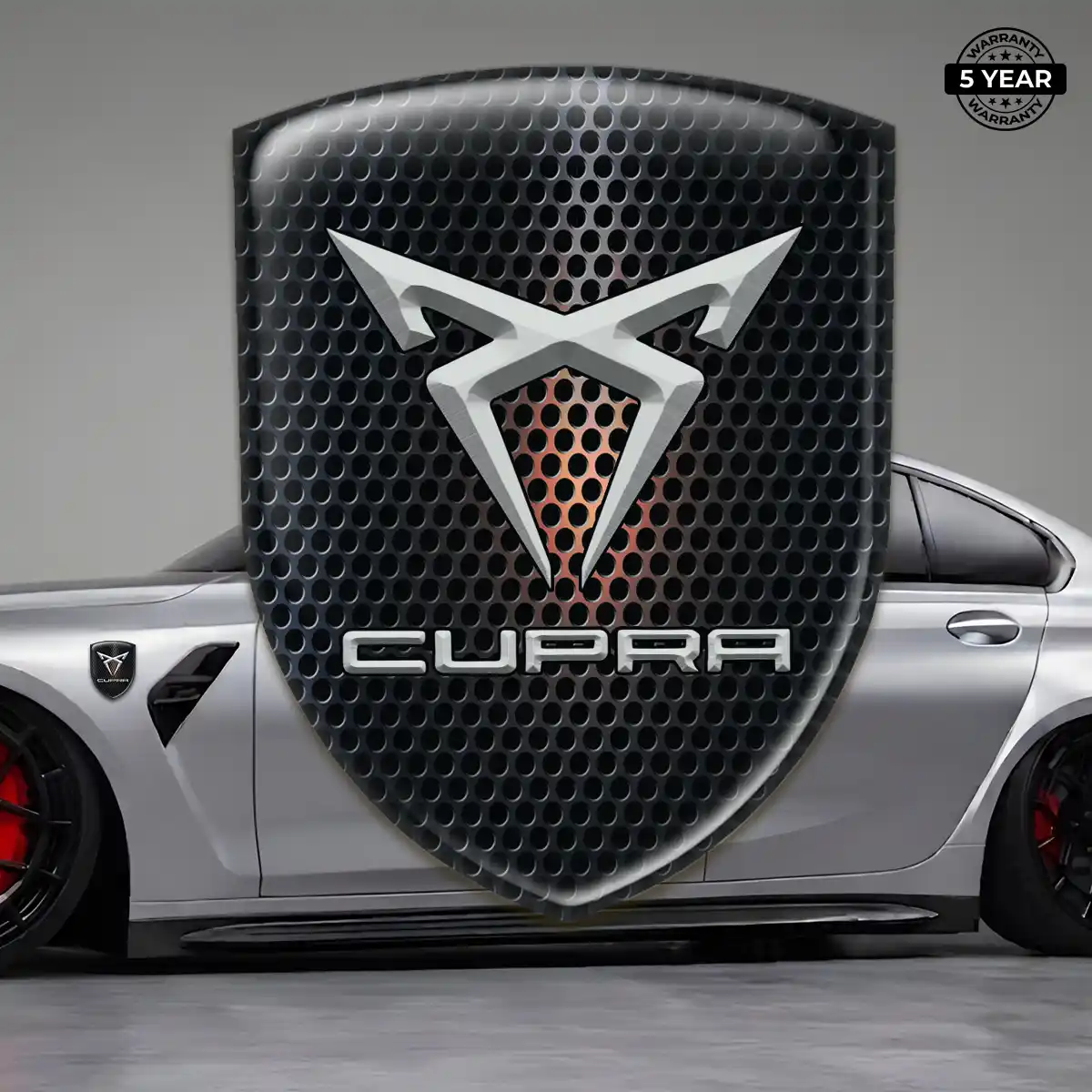 Cupra Car Emblem Sticker Prime Quality