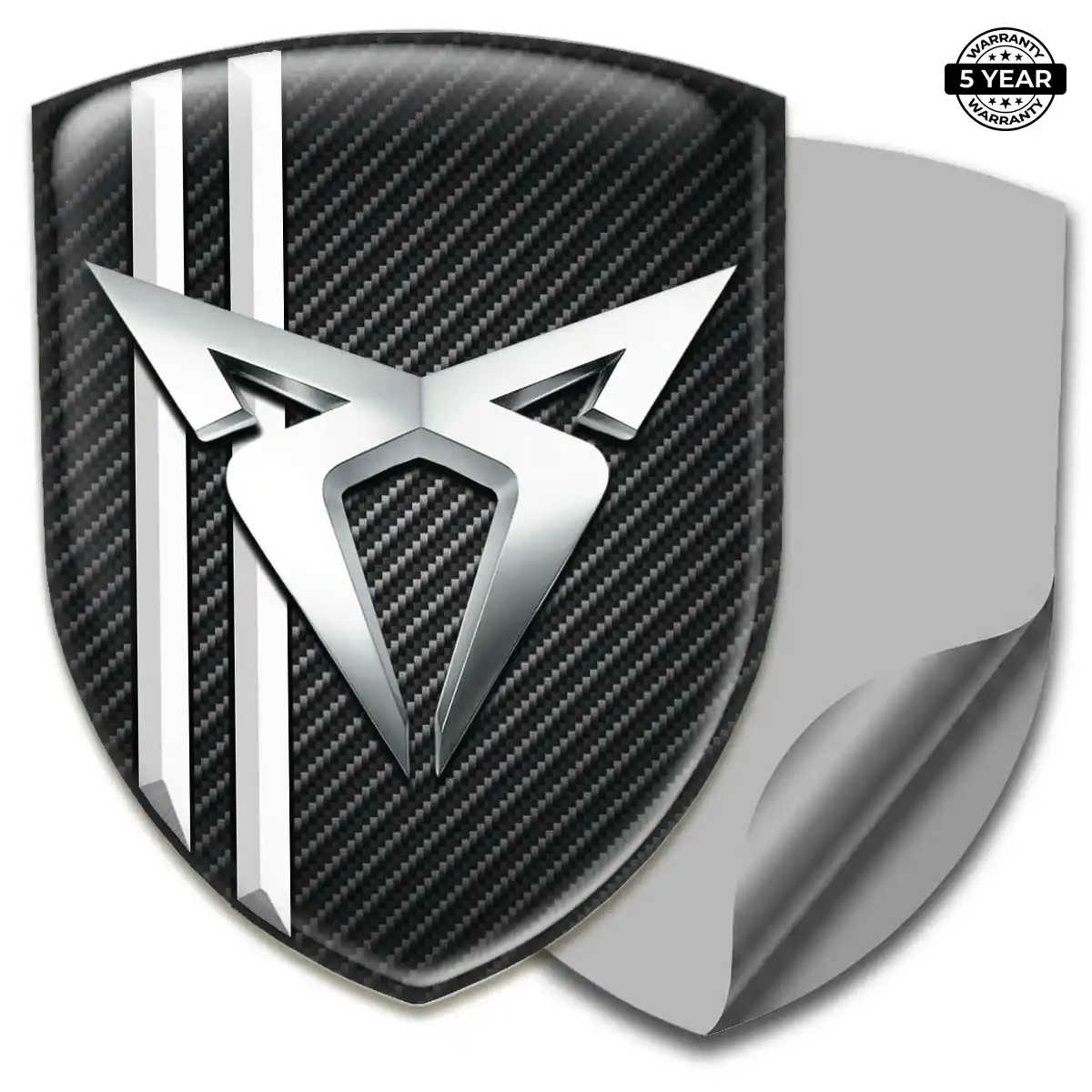 Cupra Car Emblem Sticker Refined Design
