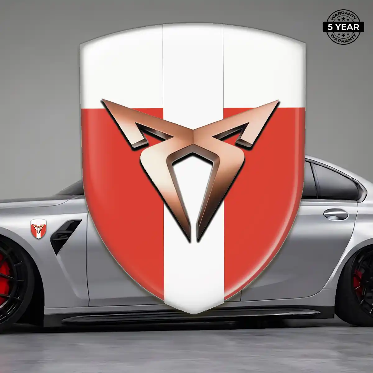 Cupra Car Emblem Sticker Sleek Style