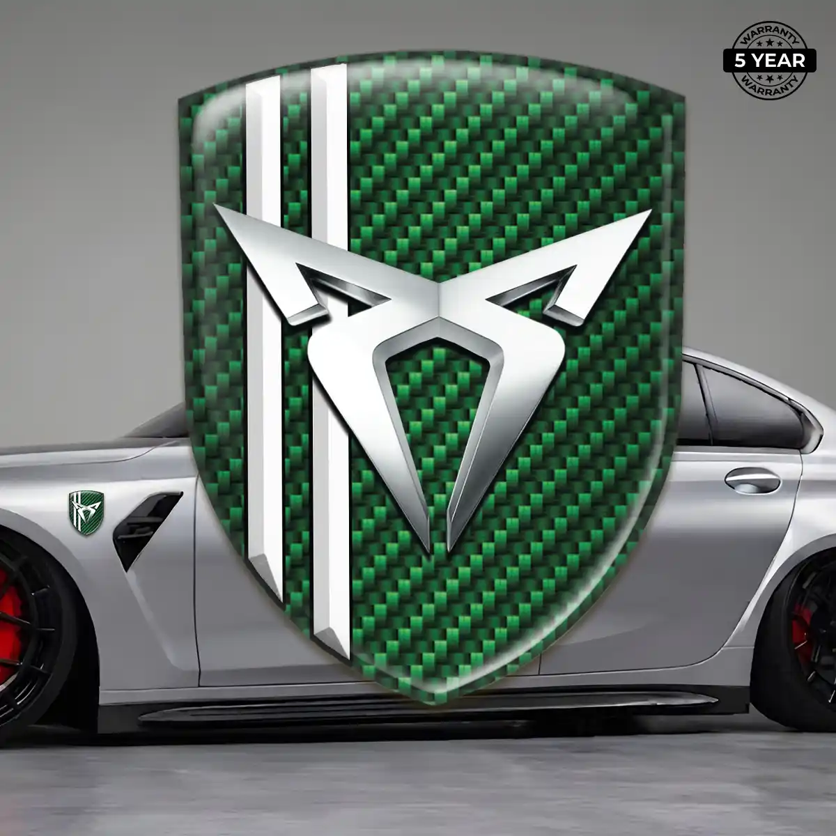 Cupra Crest Emblem Sleek Style