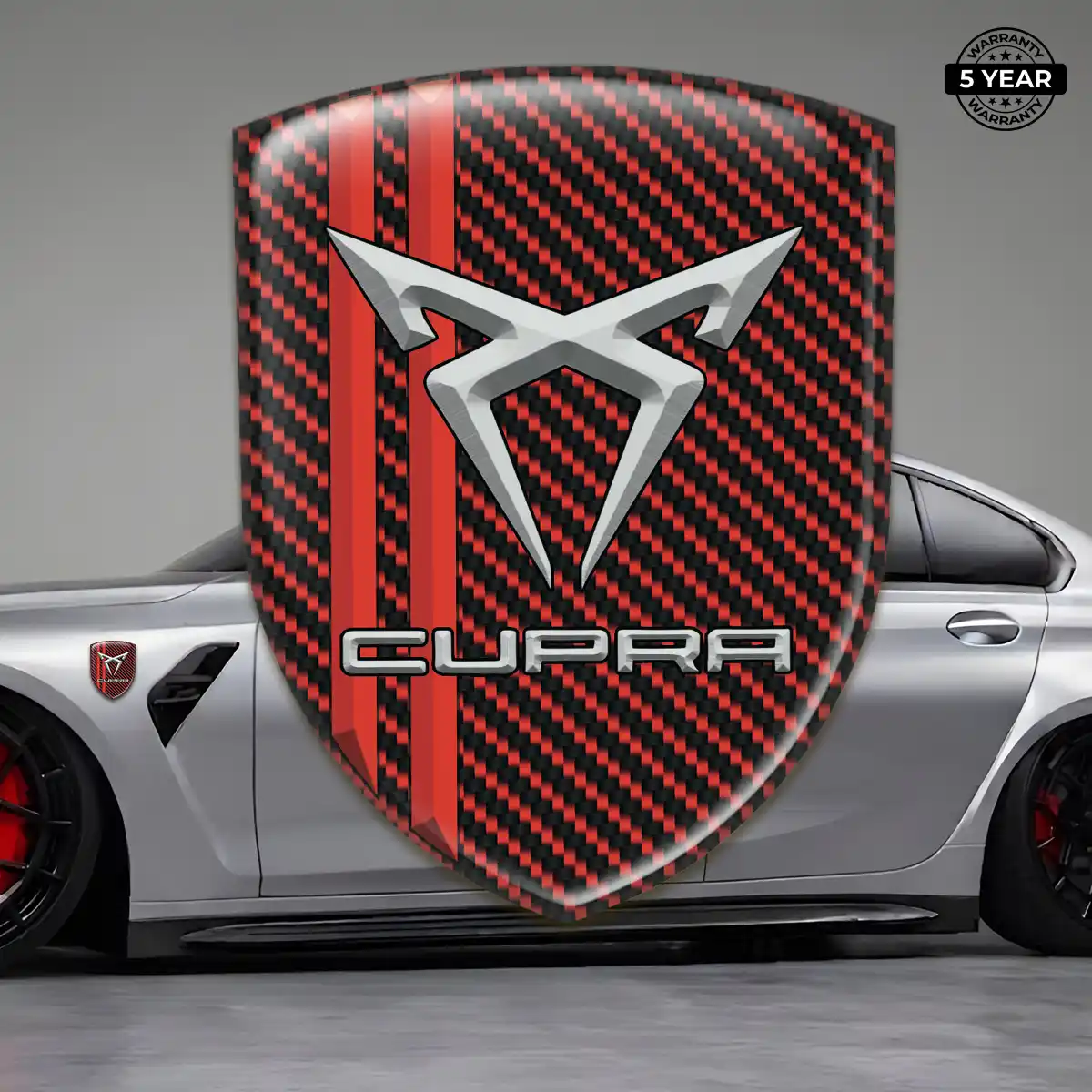 Cupra Crest Logo Emblem Refined Design