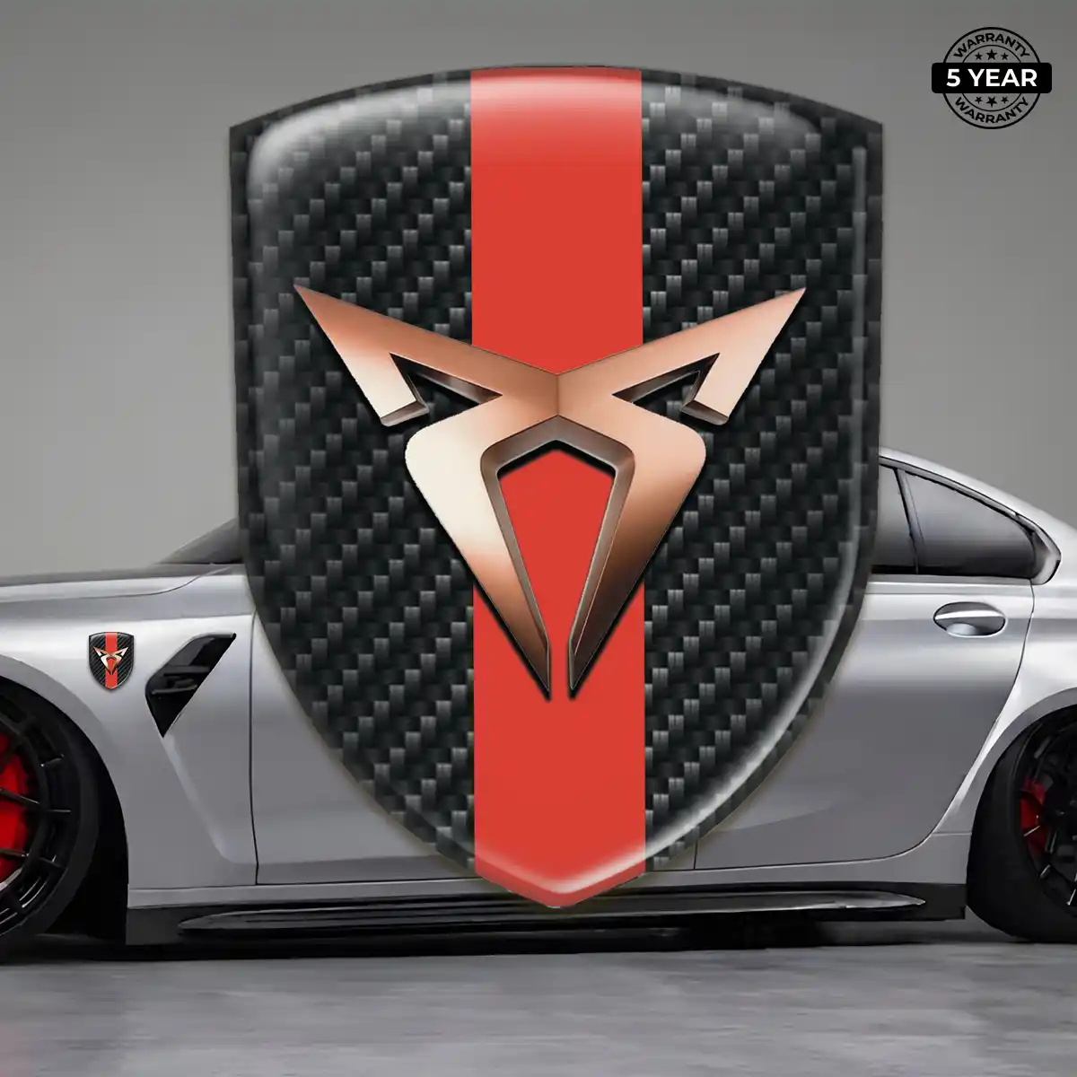 Cupra Crest Logo Emblem Signature Grade