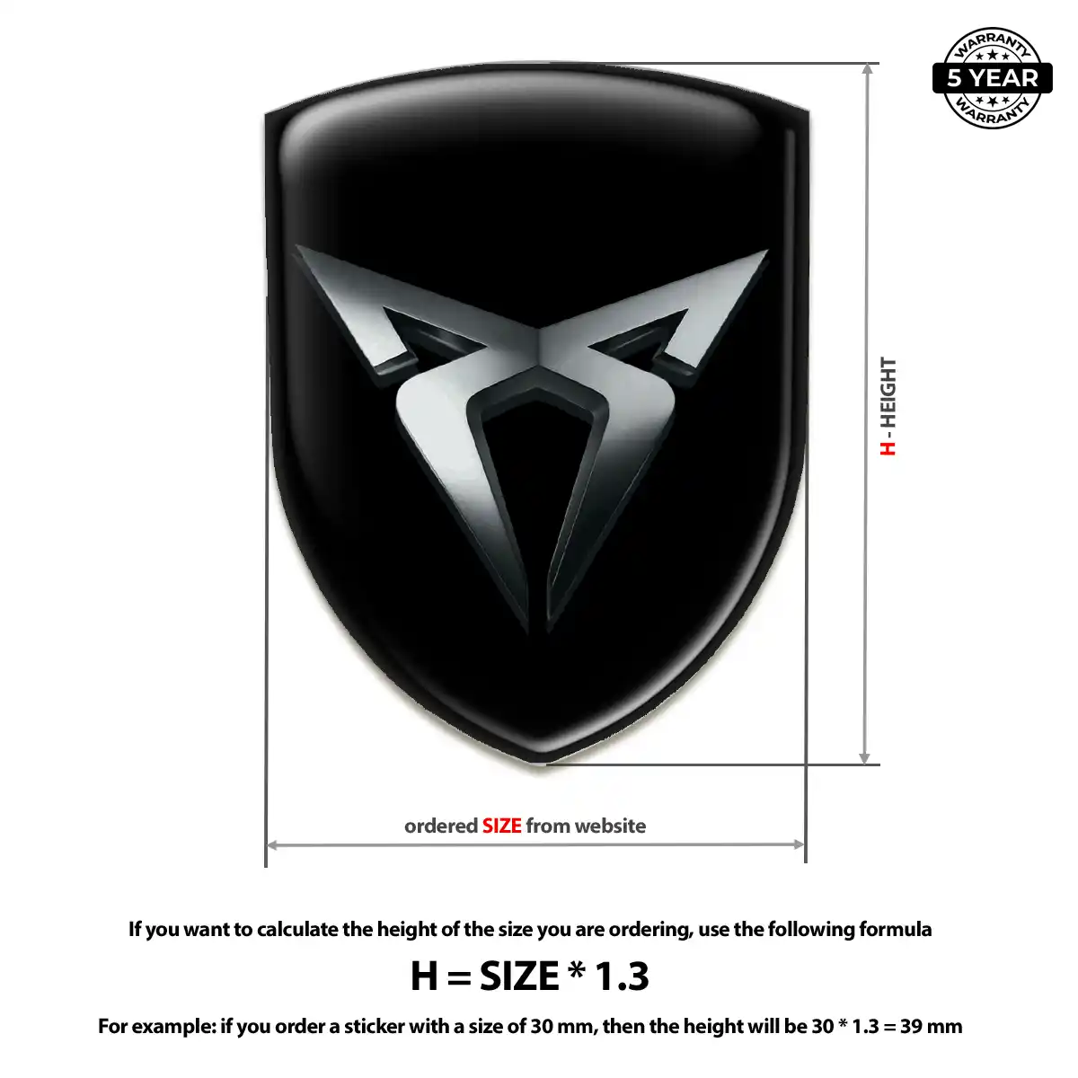 Cupra Crest Logo Emblem Sleek Style