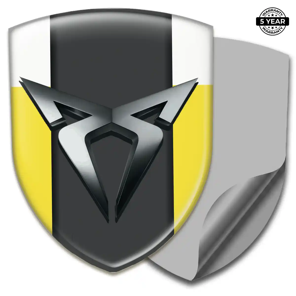 Cupra Domed Car Sticker Elite Finish