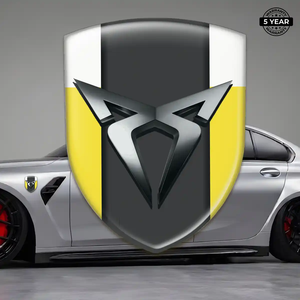 Cupra Domed Car Sticker Elite Finish