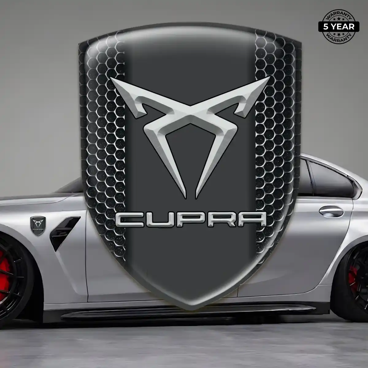 Cupra Domed Car Sticker Sleek Style