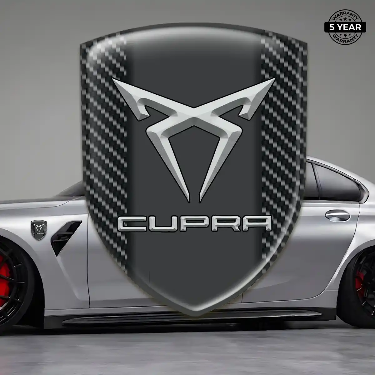 Cupra Domed Decal Refined Design