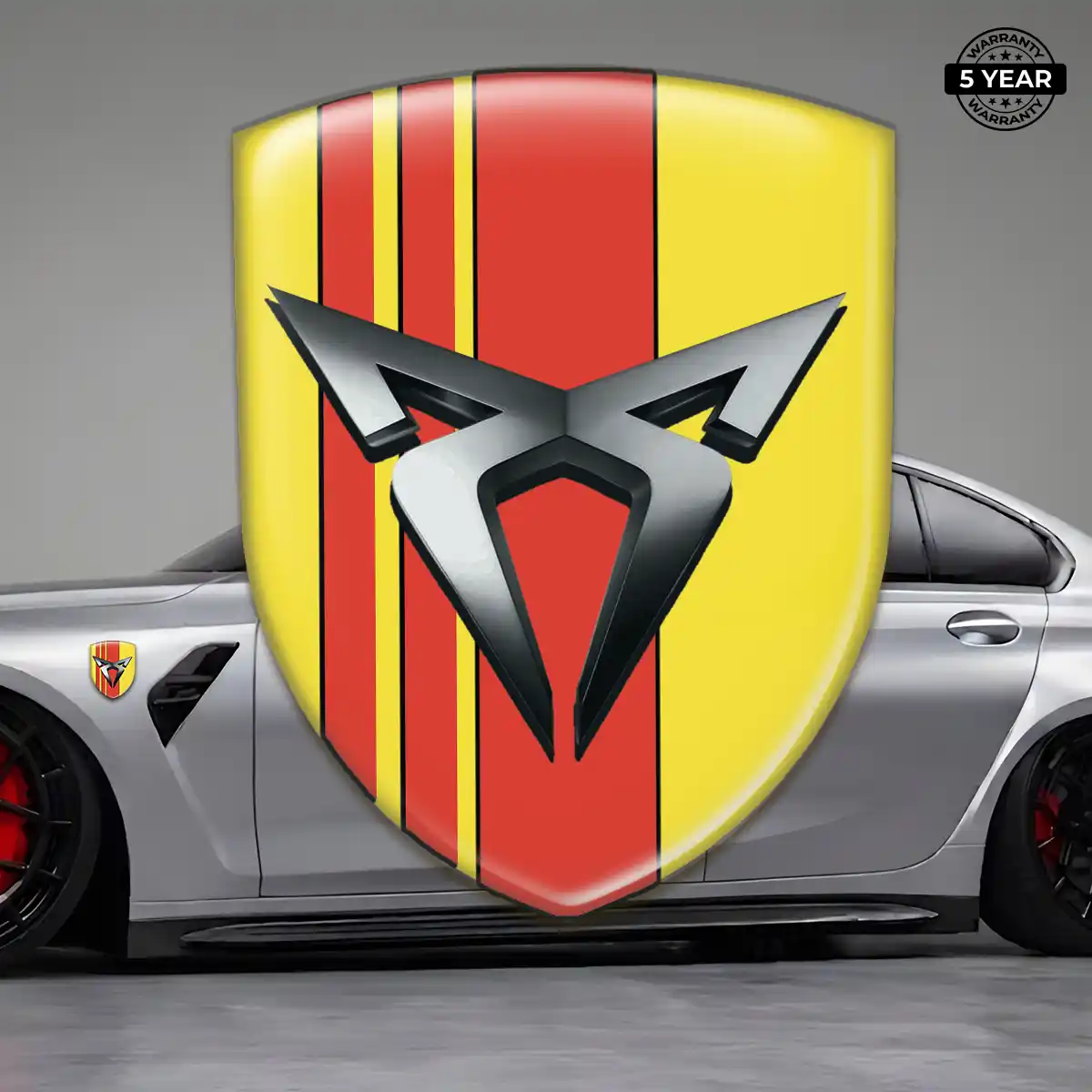 Cupra Domed Decal Sleek Style