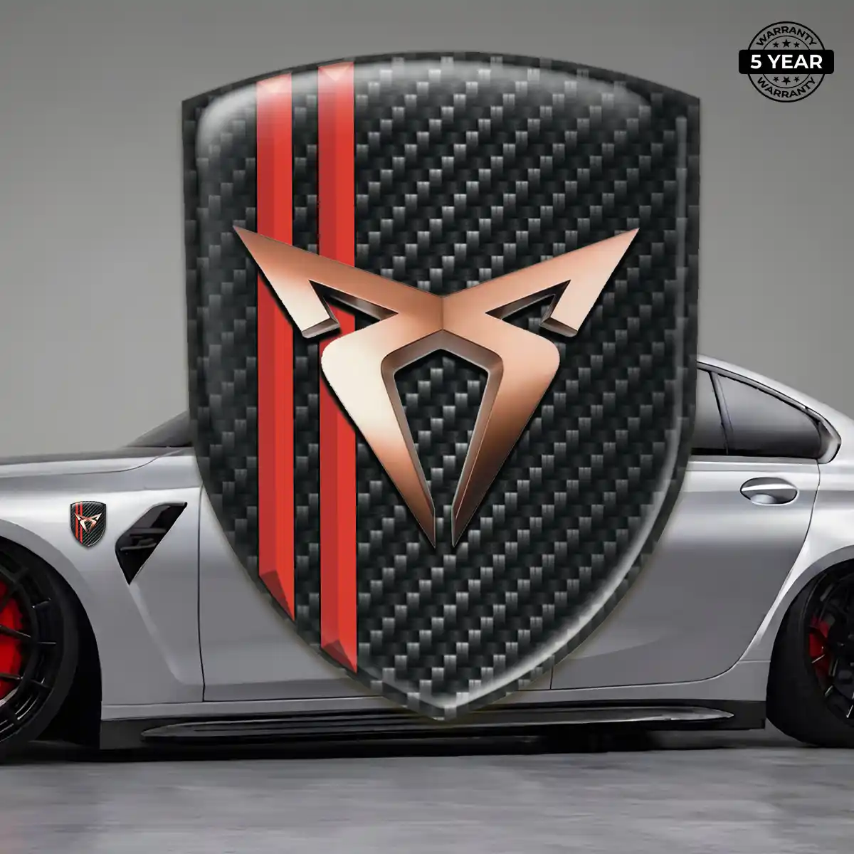 Cupra Domed Emblem Elite Finish