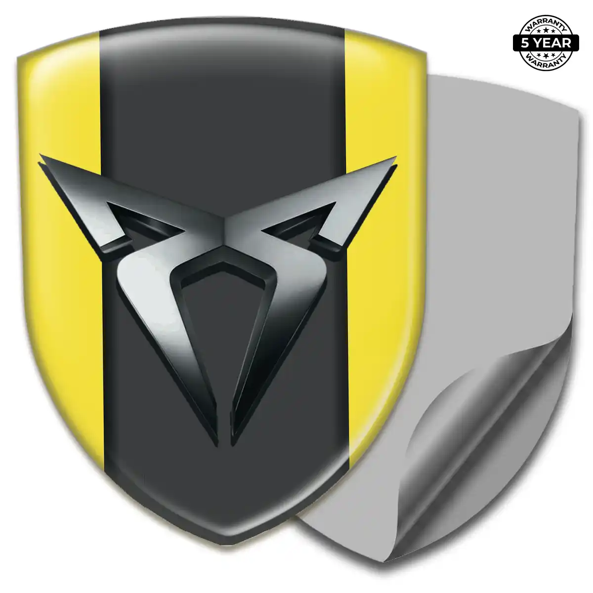Cupra Domed Emblem Refined Design