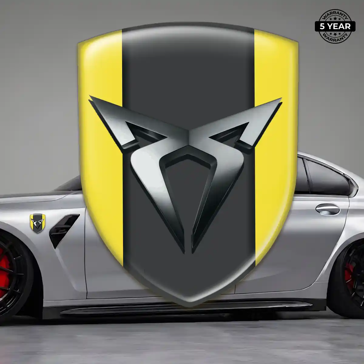 Cupra Domed Emblem Refined Design