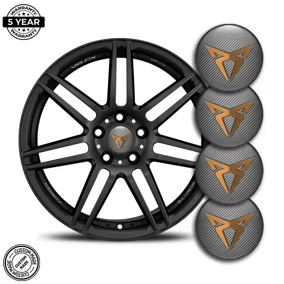 Cupra Domed Emblem Self-Adhesive Stylish Design