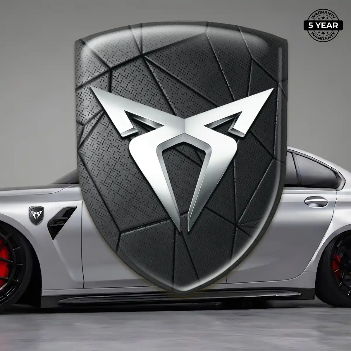 Cupra Domed Emblem Sleek Style