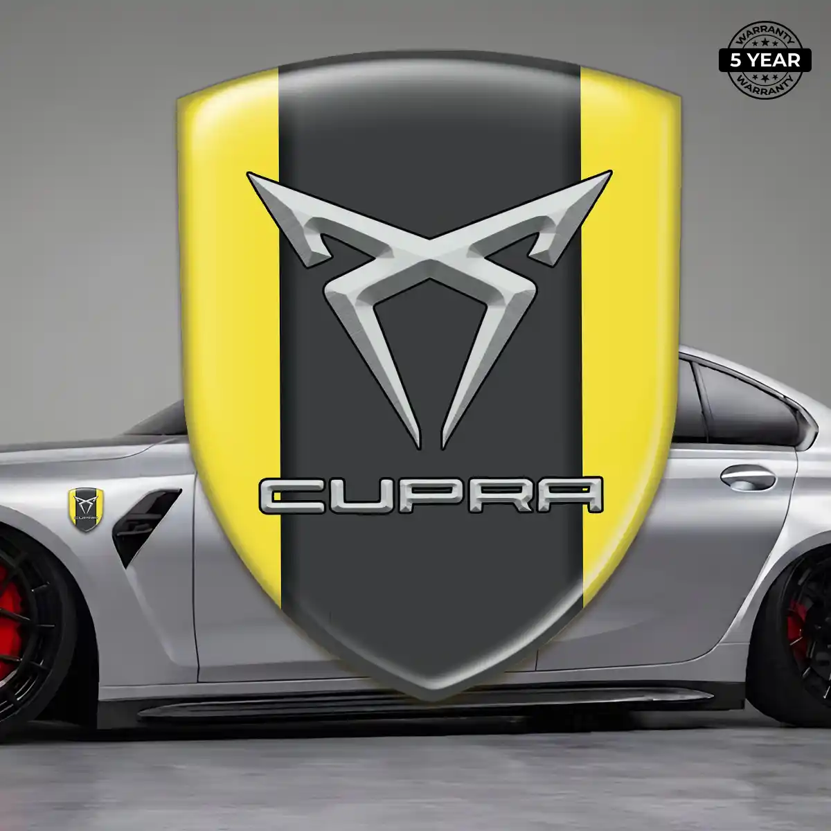 Cupra Domed Logo Decal Elite Finish
