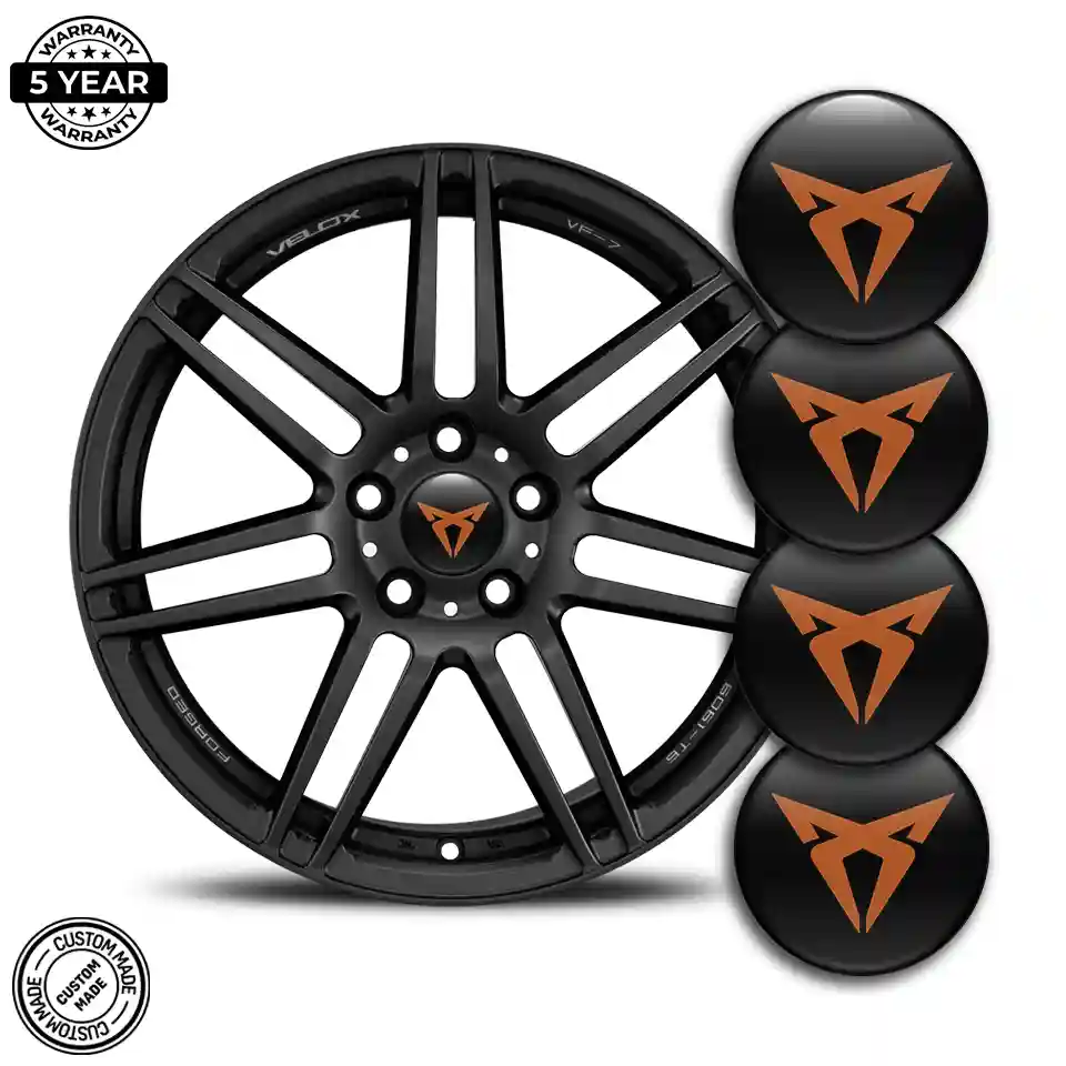 Cupra Domed Sticker Self-Adhesive Stylish Design