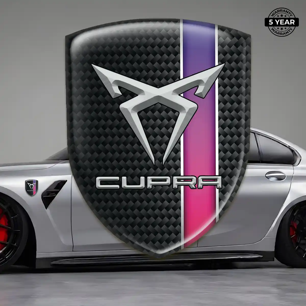 Cupra Emblem Badge Logo Prime Quality