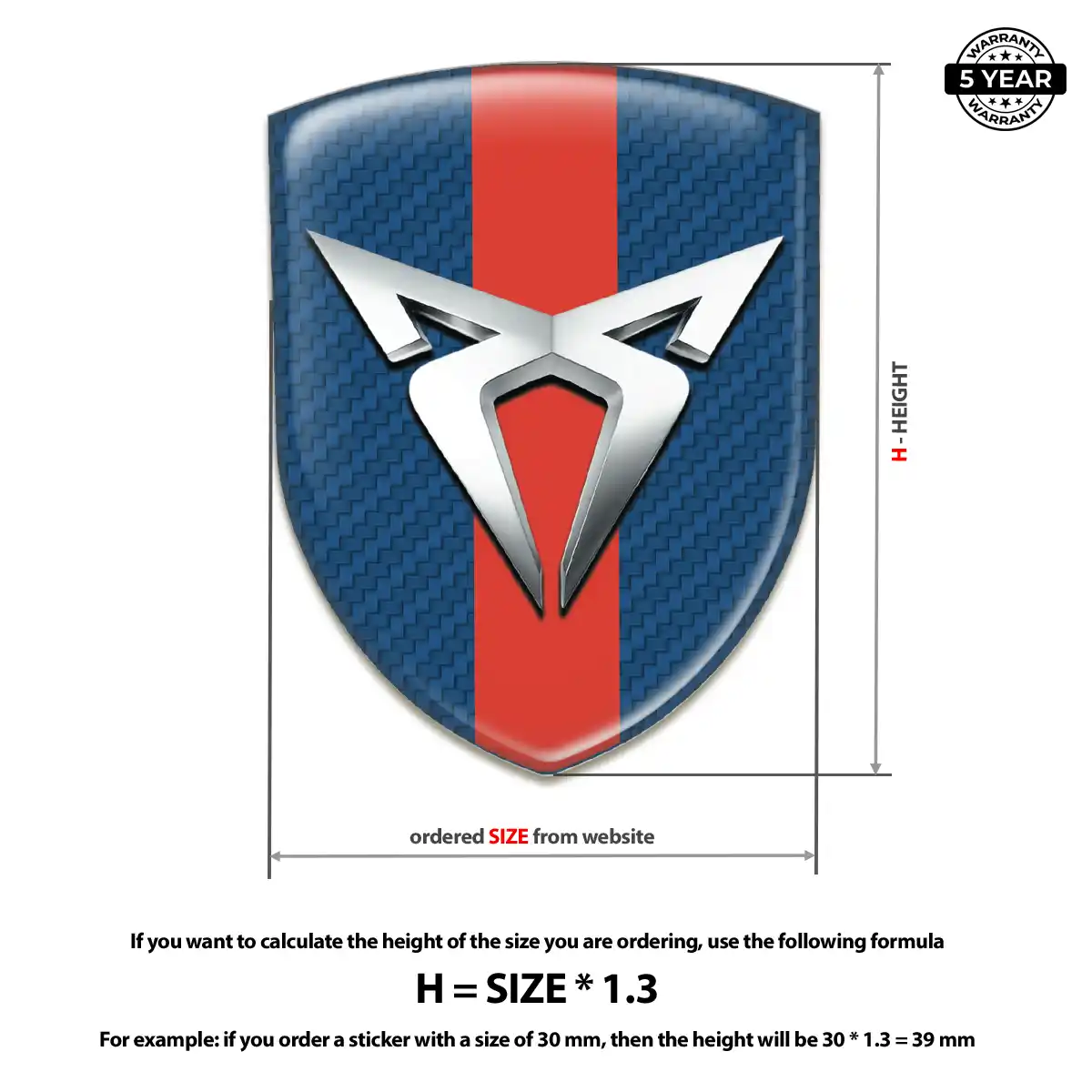 Cupra Emblem Badge Logo Refined Design