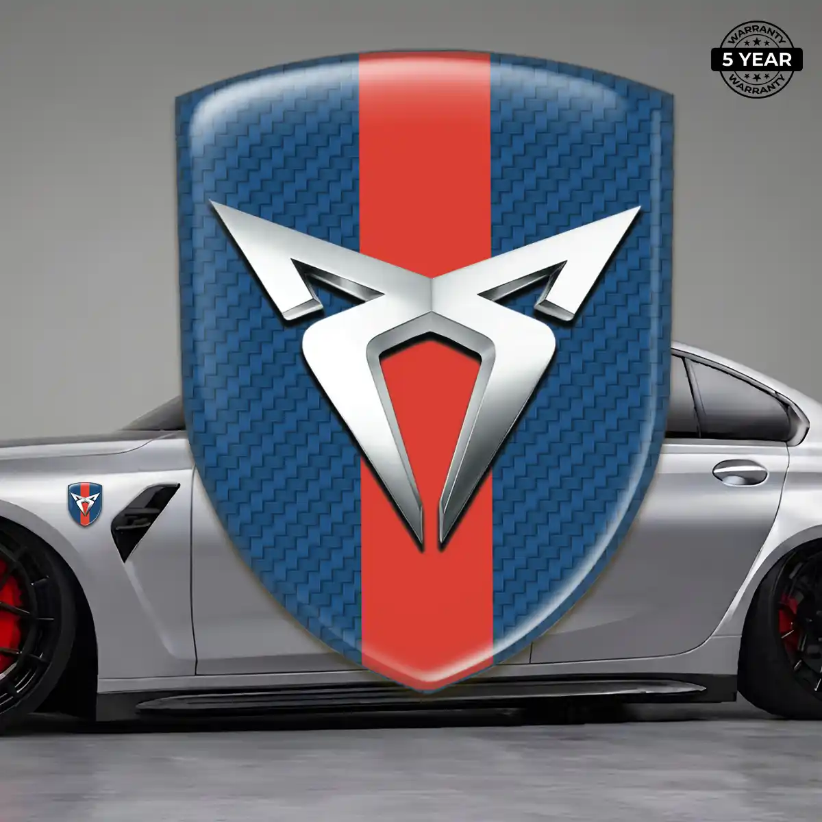 Cupra Emblem Badge Logo Refined Design