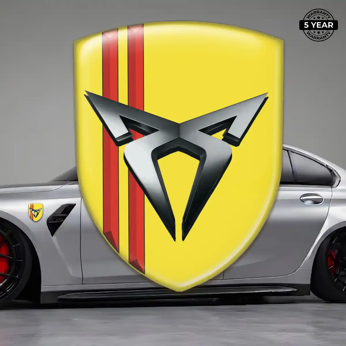 Cupra Emblem Badge Logo Superior Craft