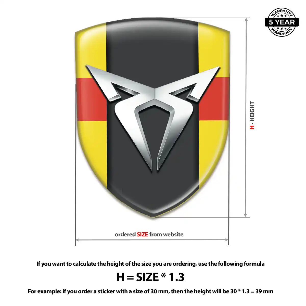 Cupra Emblem Badge Signature Grade