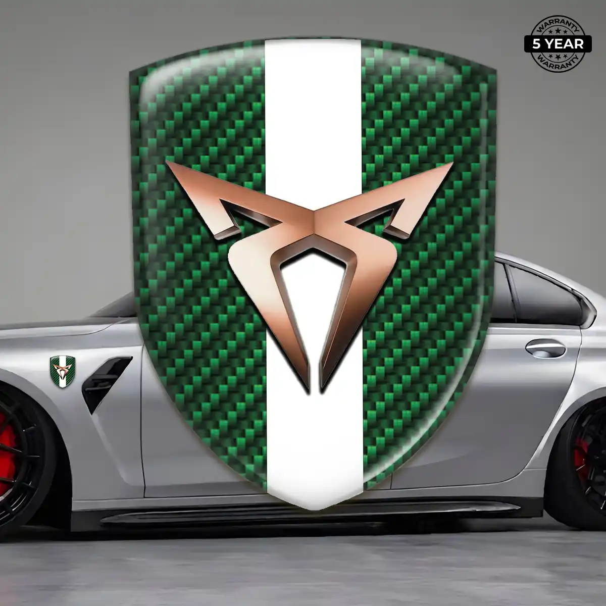 Cupra Emblem Badge Sleek Style