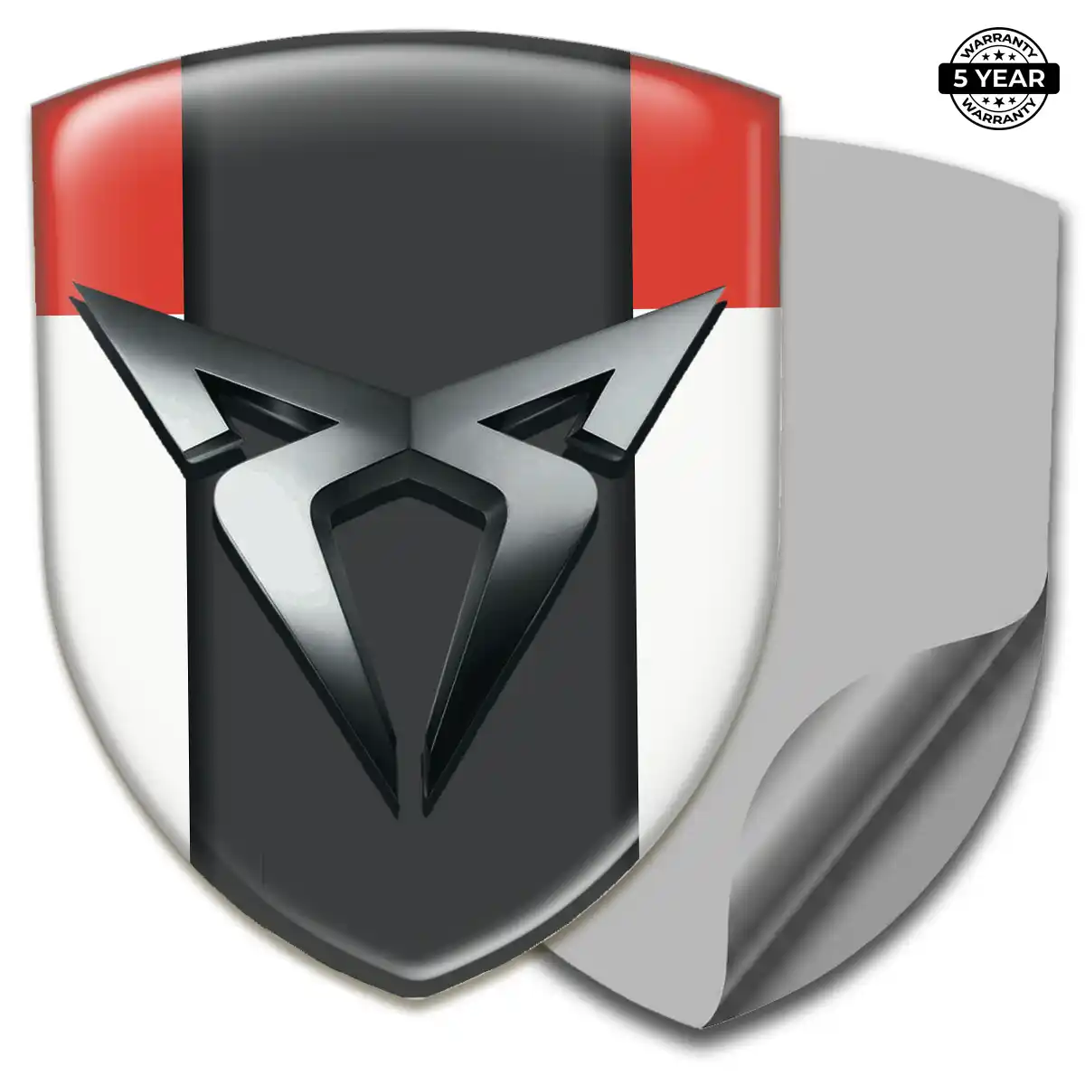 Cupra Emblem Domed Badge Elite Finish