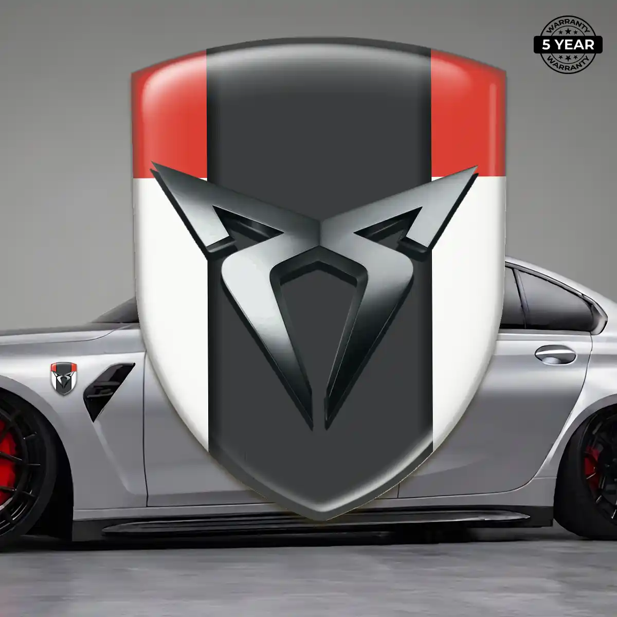 Cupra Emblem Domed Badge Elite Finish