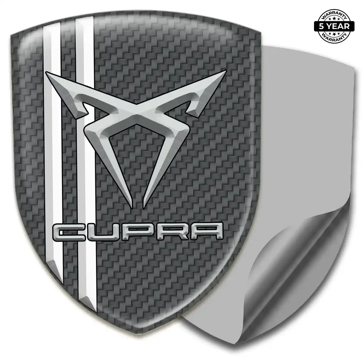 Cupra Emblem Domed Badge Refined Design