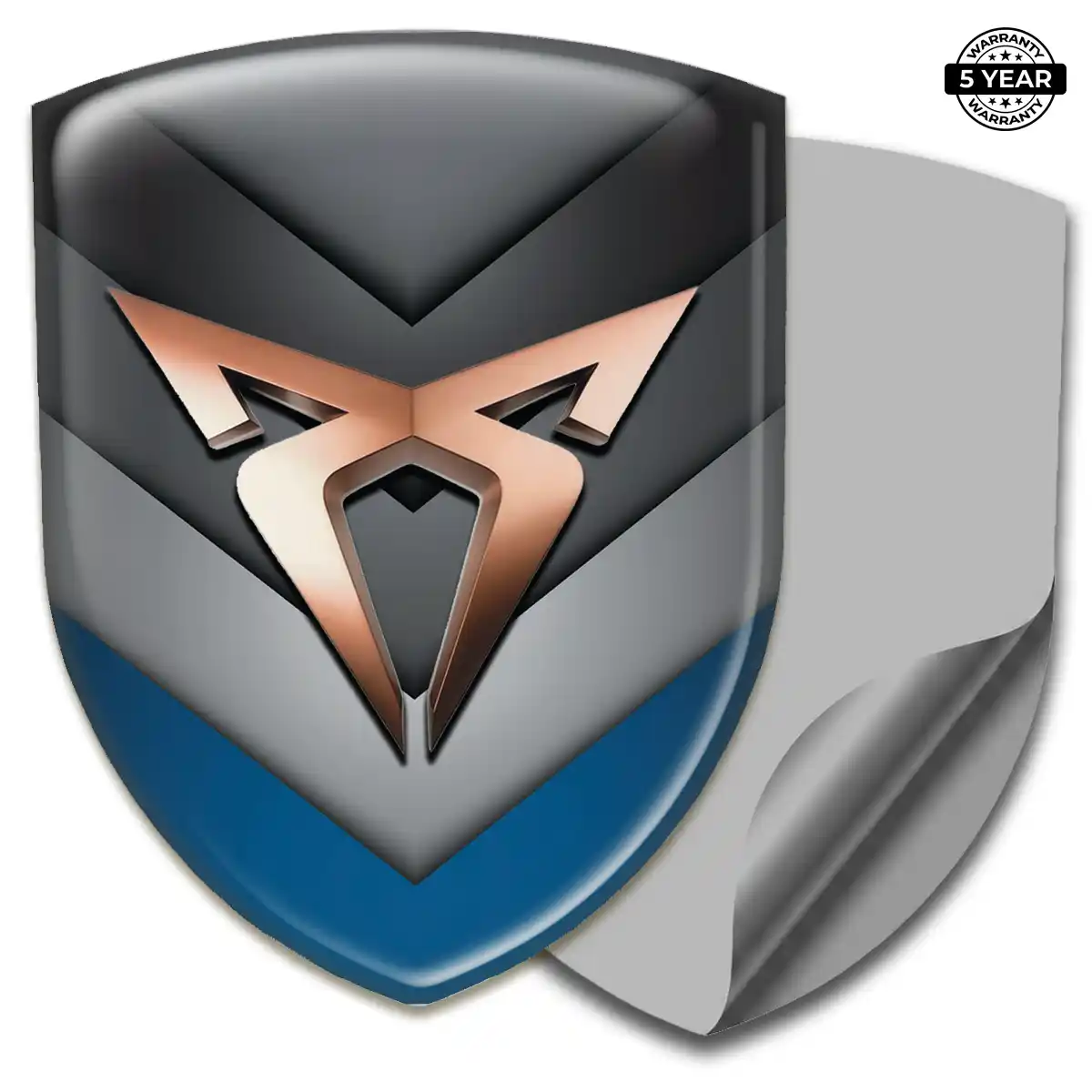 Cupra Emblem Domed Badge Sleek Style