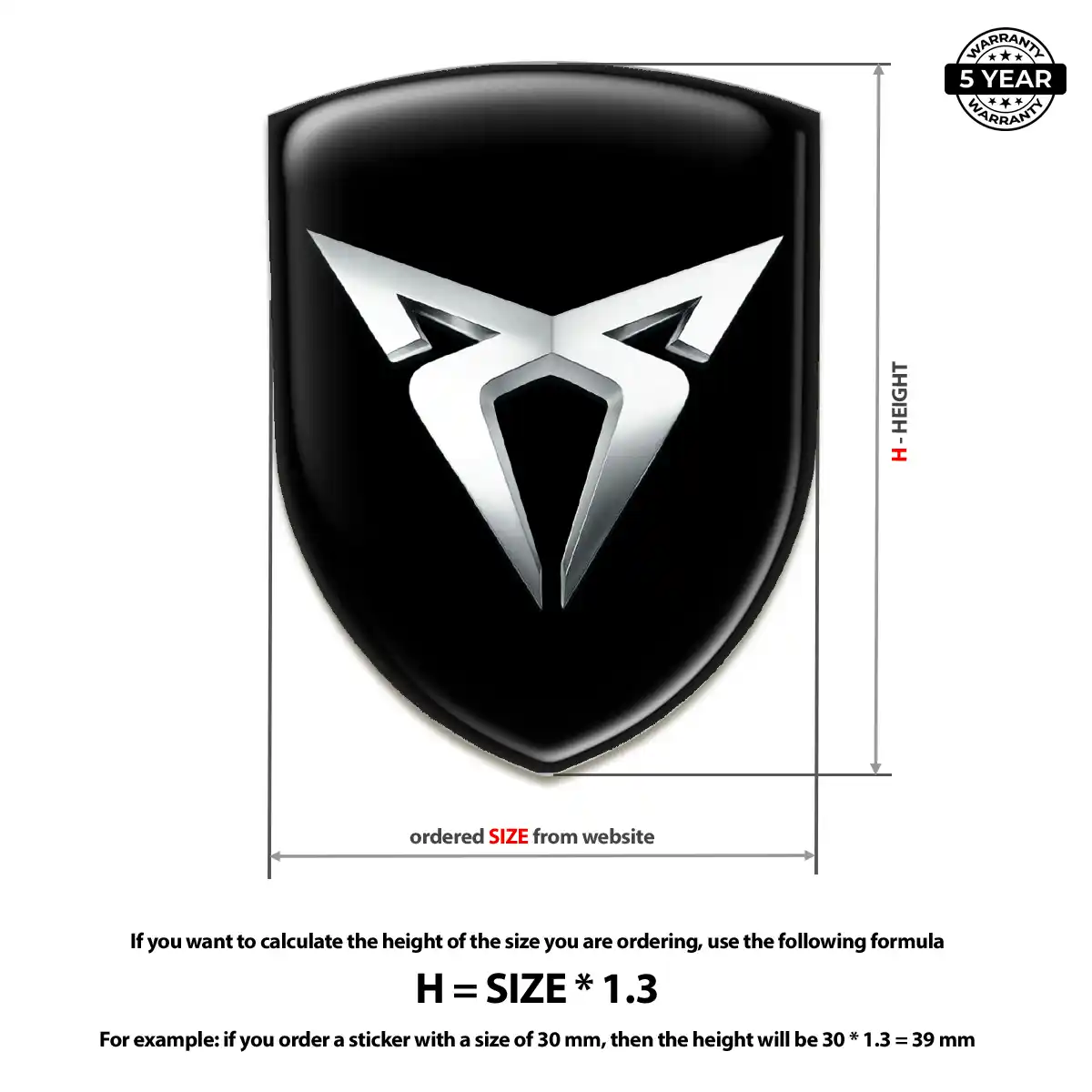 Cupra Emblem Elite Finish