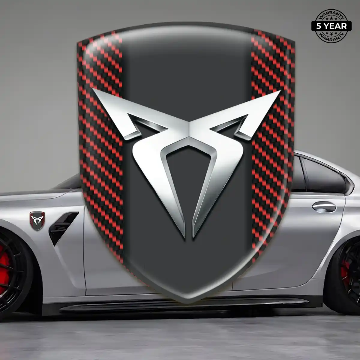 Cupra Emblem Logo Badge Elite Finish