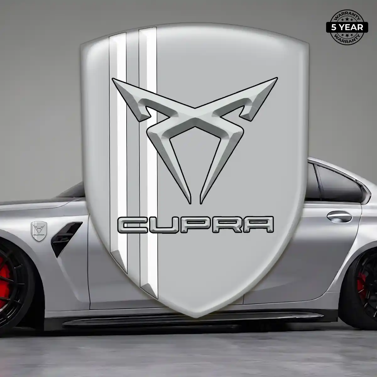 Cupra Emblem Logo Badge Prime Quality