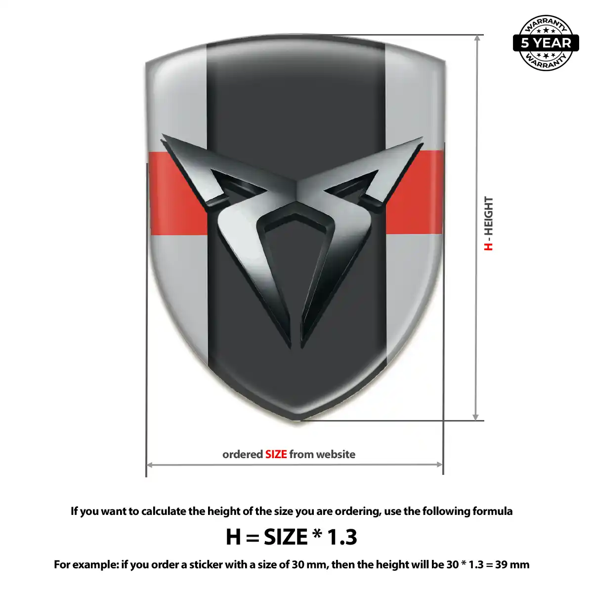 Cupra Emblem Logo Badge Refined Design