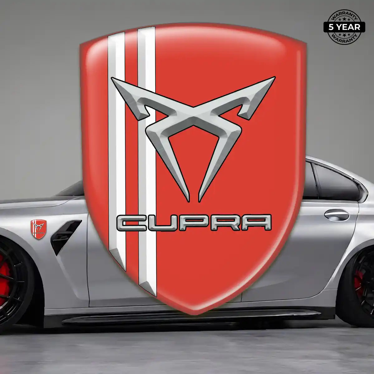 Cupra Emblem Logo Badge Sleek Style