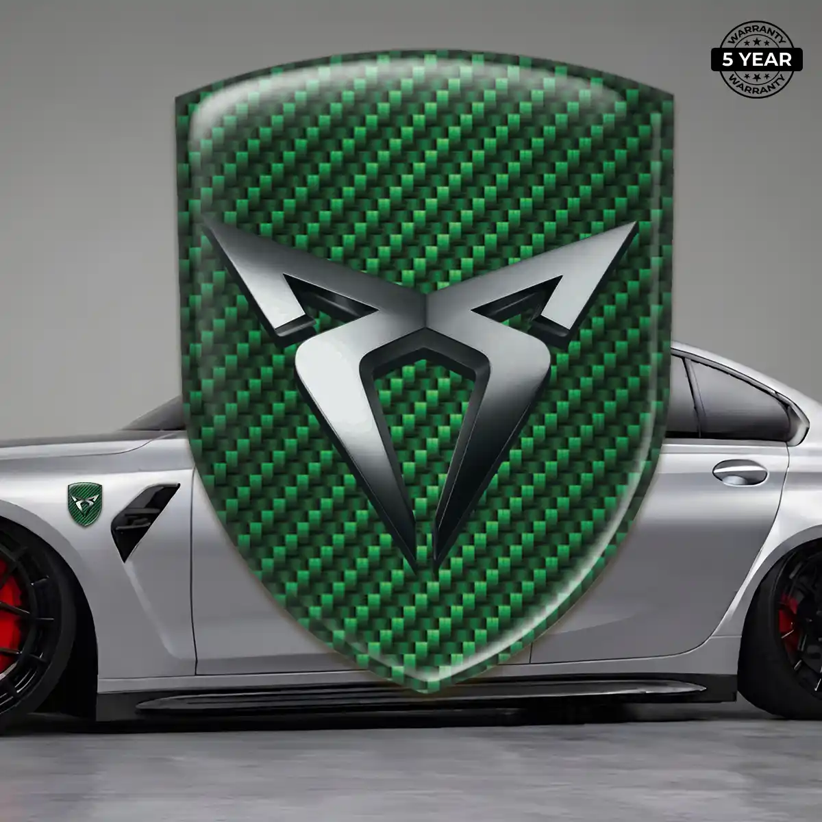 Cupra Emblem Logo Badge Superior Craft