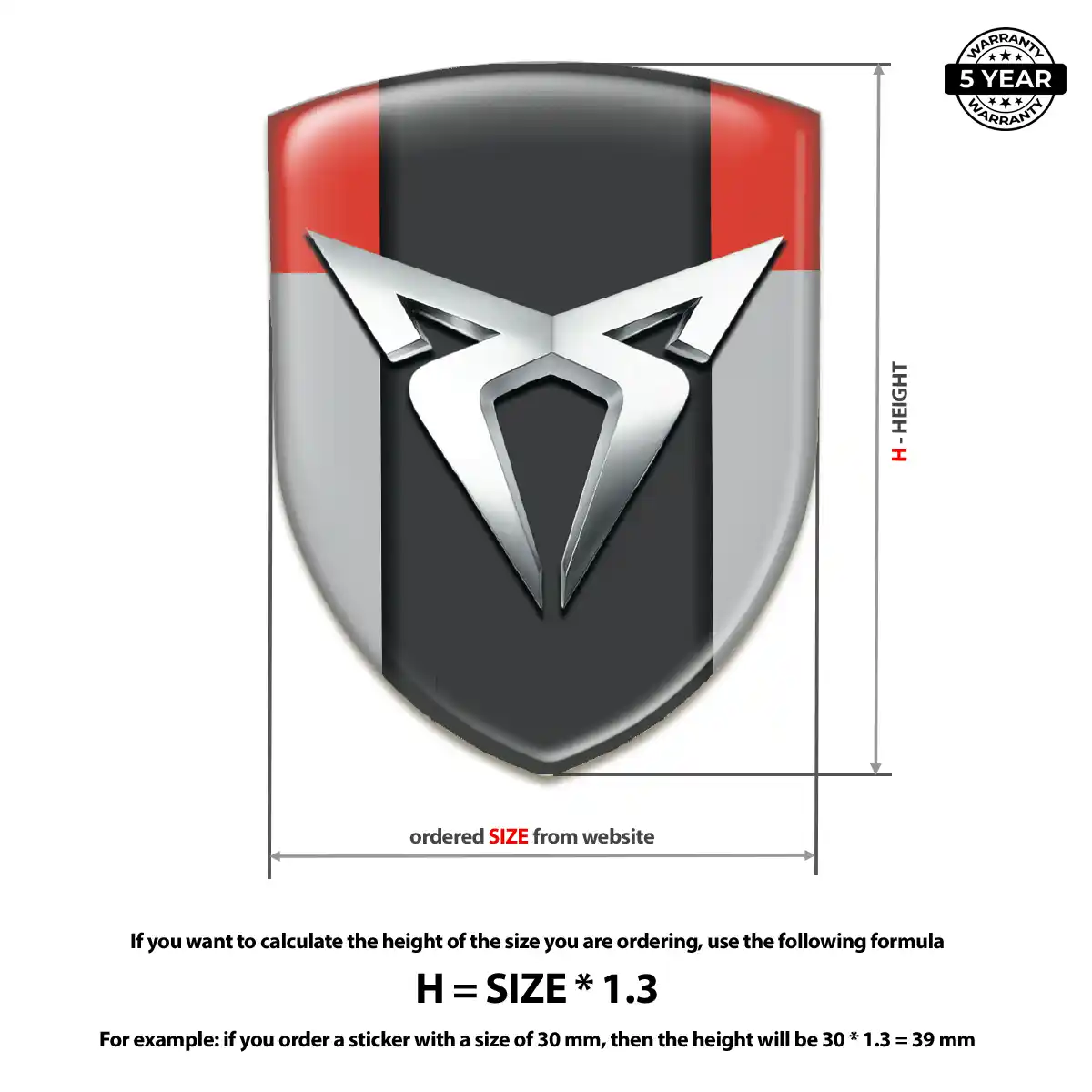Cupra Emblem Prime Quality