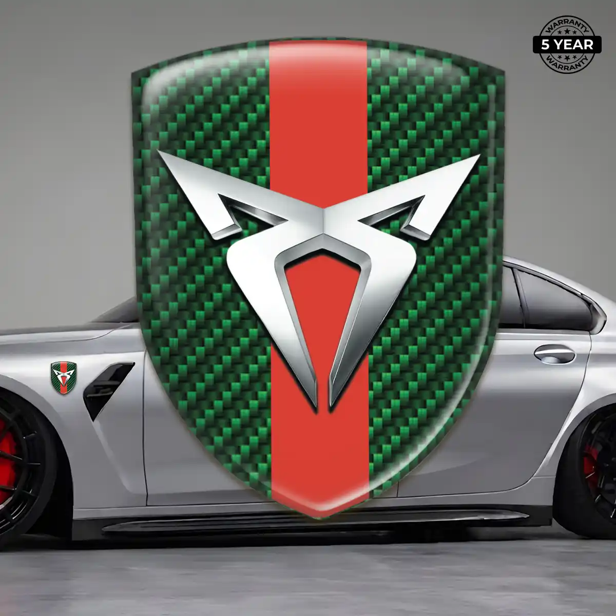 Cupra Emblem Shield Elite Finish